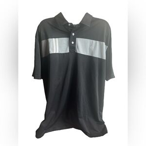 Travis Matthew Black Short Sleeve Polo Size XL